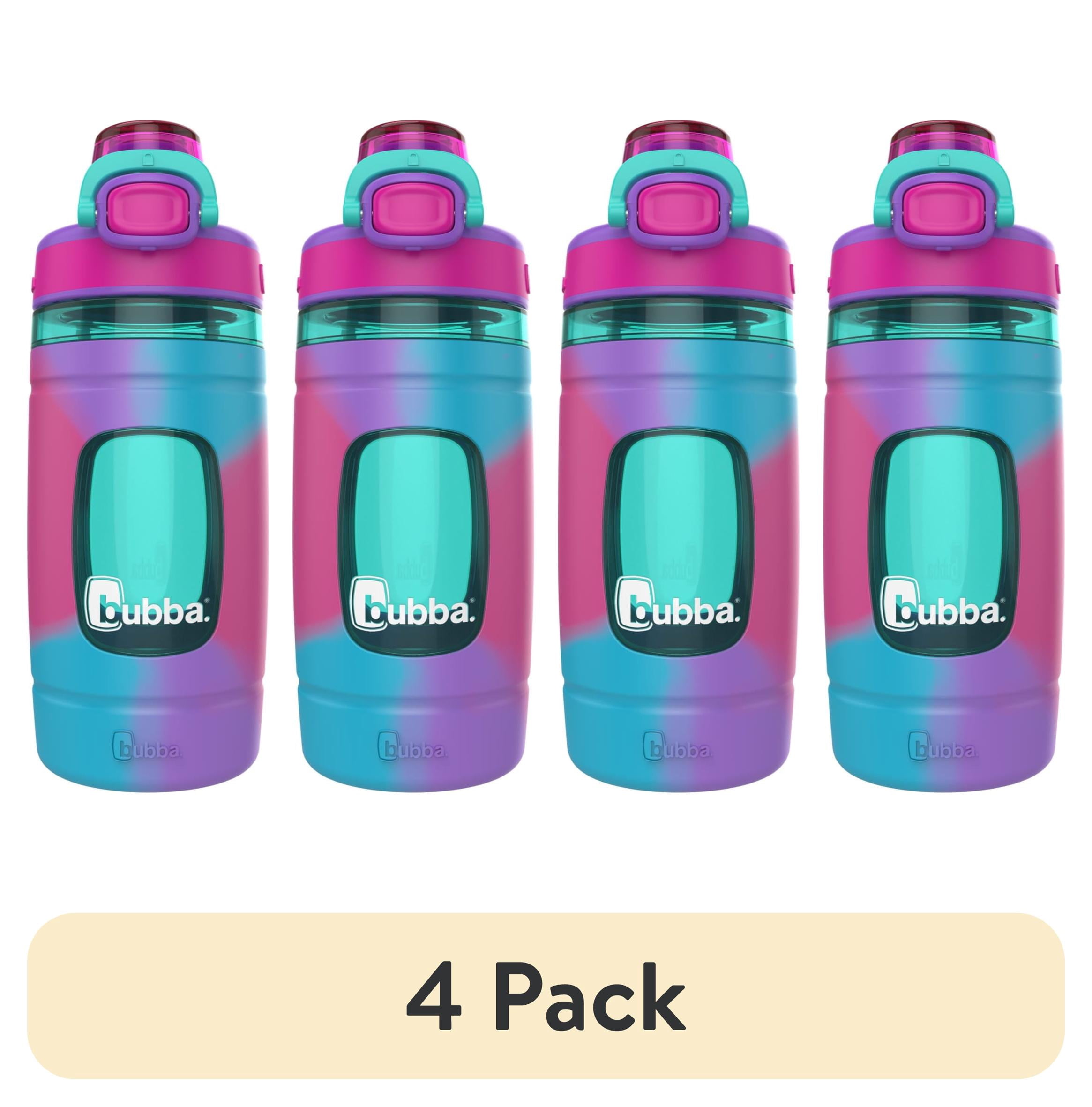 (4 pack) bubba Flo Kids Water Bottle, Purple, 16 fl oz.