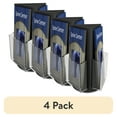 thumbnail image 1 of (4 pack) deflecto Countertop Revolving Literature Racks, Three Compartments, 6 3/4w x 10 1/8h, Blk, 1 of 5