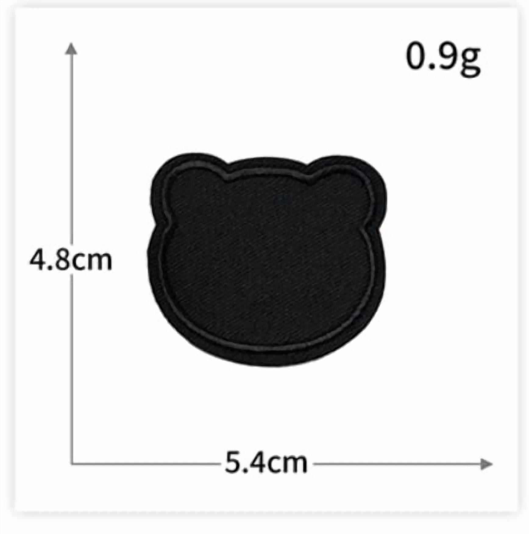4 pack diy hole clothing patches self-adhesive seam-free embroidery cloth patches clothing accessories down jacket computer embroidery