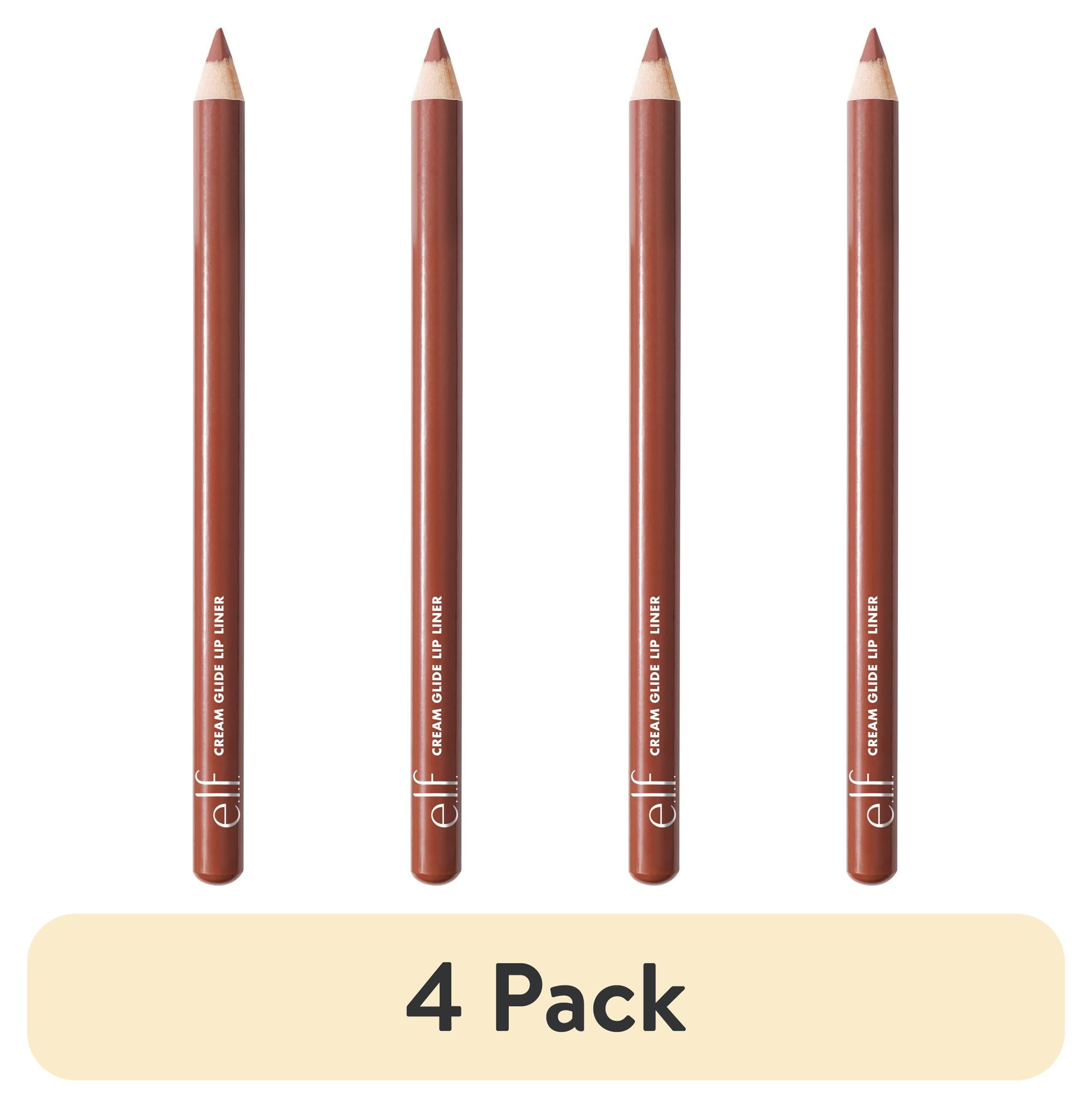 (4 pack) e.l.f. Cream Glide Lip Liner, Mauve Aside, 0.03oz