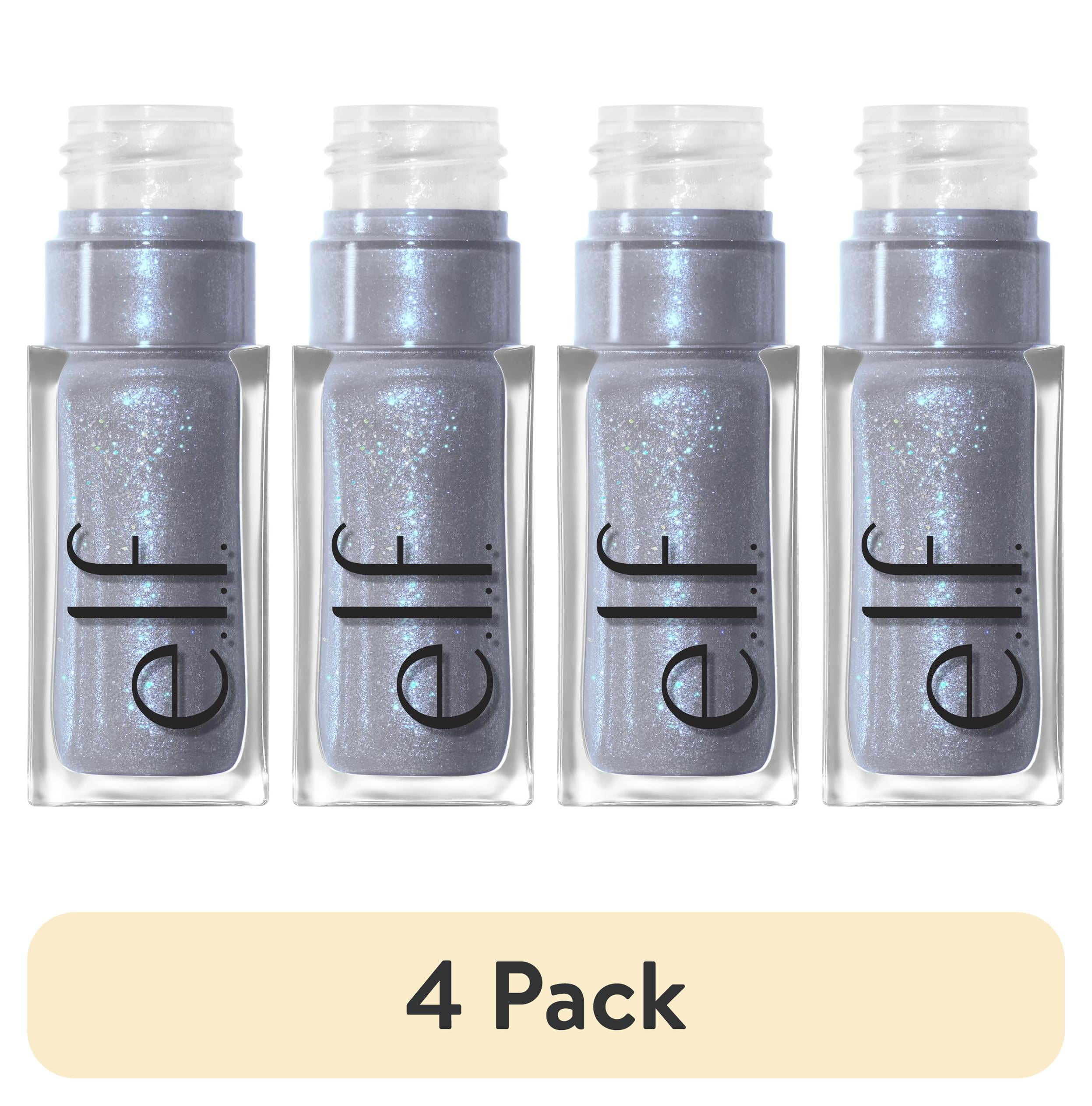 (4 pack) e.l.f. Glow Reviver Lip Oil Glimmer - Opal-ogy Tour - 0.25 fl oz