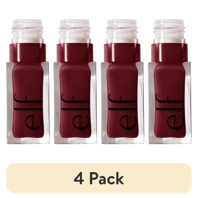 4 pack) e.l.f. Glow Reviver Lip Oil, Jam Session, 0.25 fl. oz