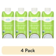 (4 pack) embe Organic Unsweetened Dairy-Free Coconut Milk, 11.1 fl. oz.