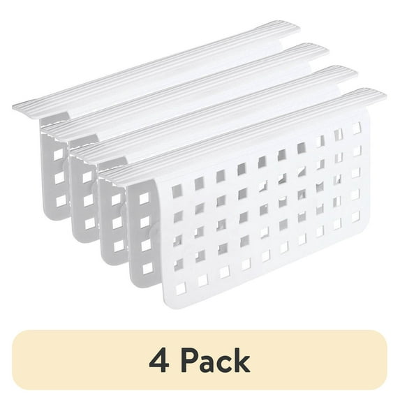 (4 pack) iDesign InterDesign 36701 Sink Divider Mat, White