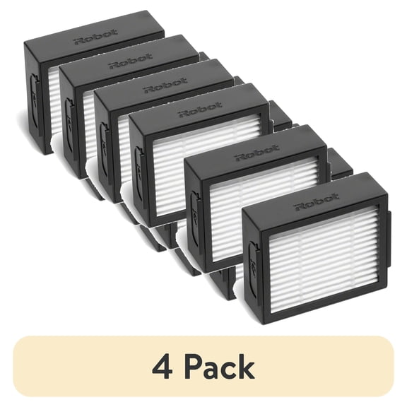 (4 pack) (4 pack) iRobot Vacuum Cleaner Filters for Roomba e, i, and j Series (3 Pack)