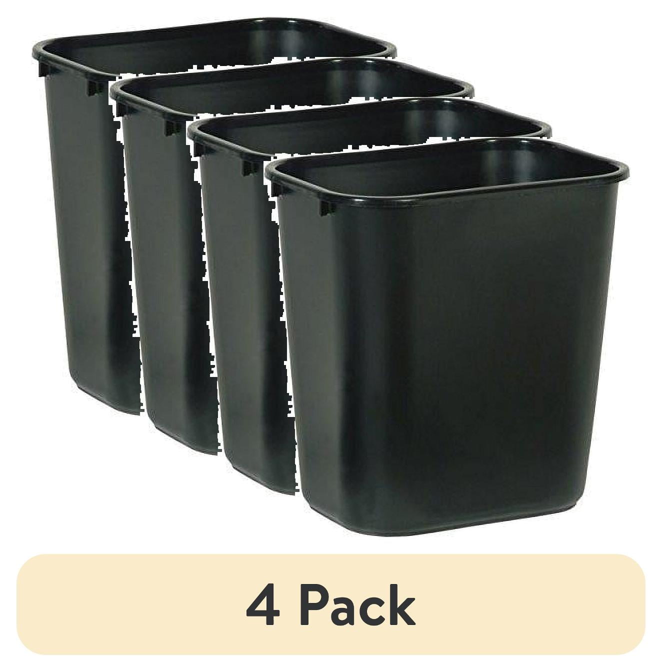 rubbermaid commercial fg295600bla plastic deskside