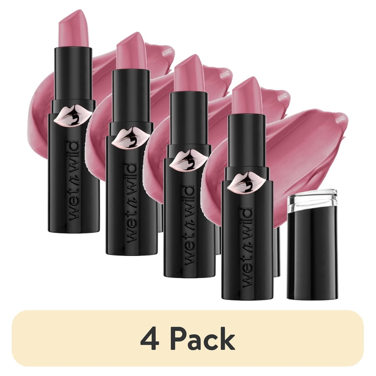 4 pack) wet n wild Mega Last Matte Lip Color - Mauve Outta Here