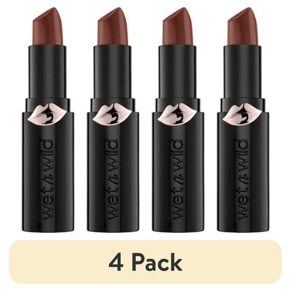 (4 pack) wet n wild Mega Last Matte Lip Color - Mochalicious