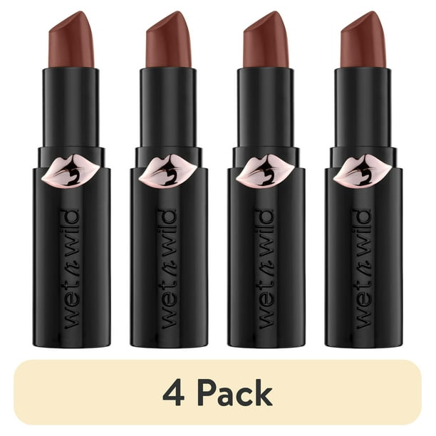 4 pack) wet n wild Mega Last Matte Lip Color - Mochalicious