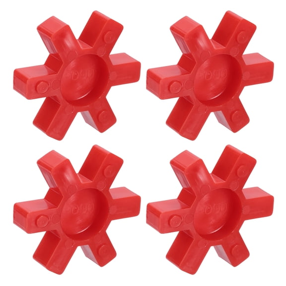 4 packs L090 Jaw Coupling Insert for L Jaw Coupling L-Jaw Coupler Set, Red
