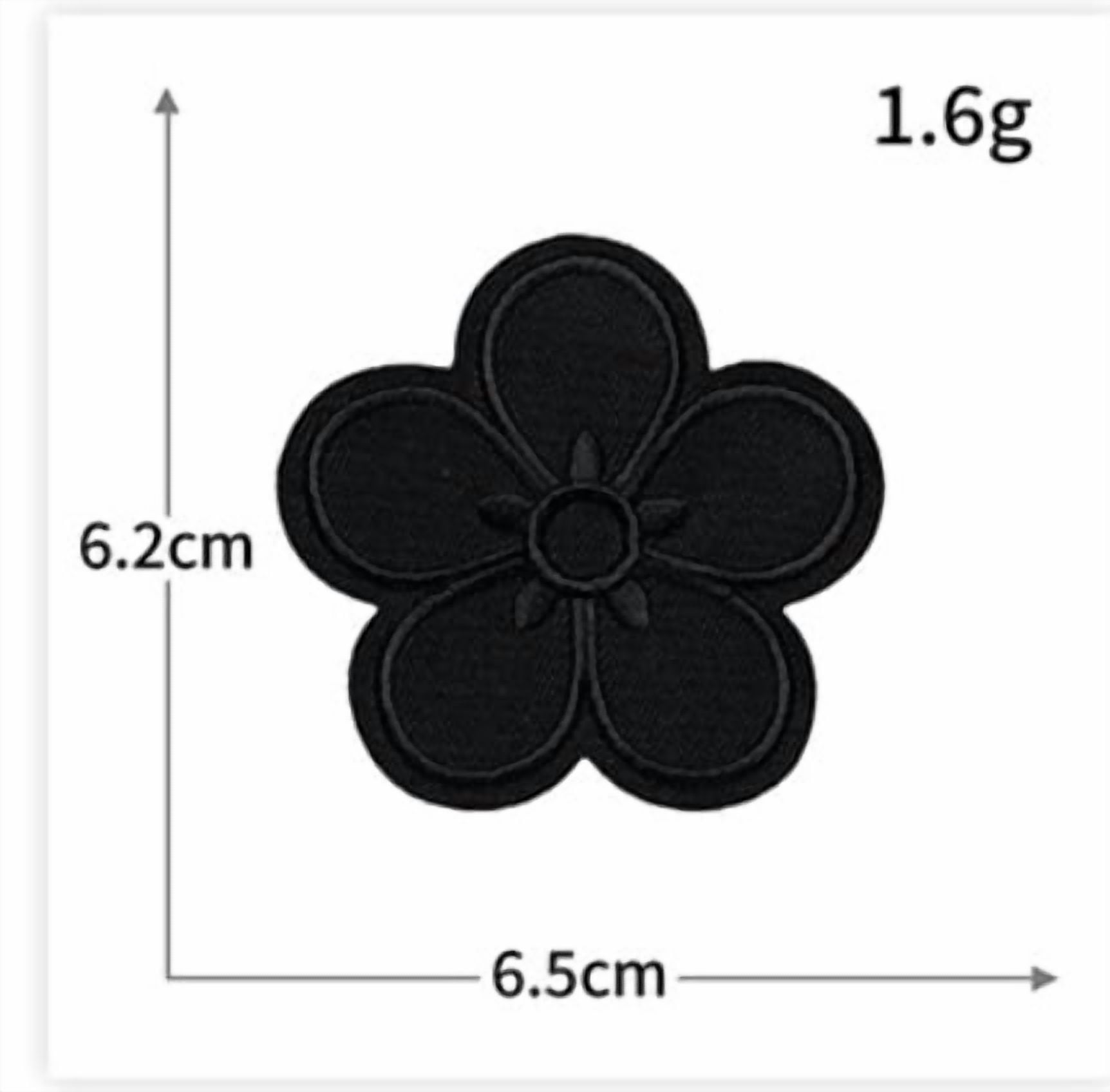 4 packs of down jacket computer embroidery diy hole clothing patches self-adhesive seam-free embroidery cloth patches clothing accessories