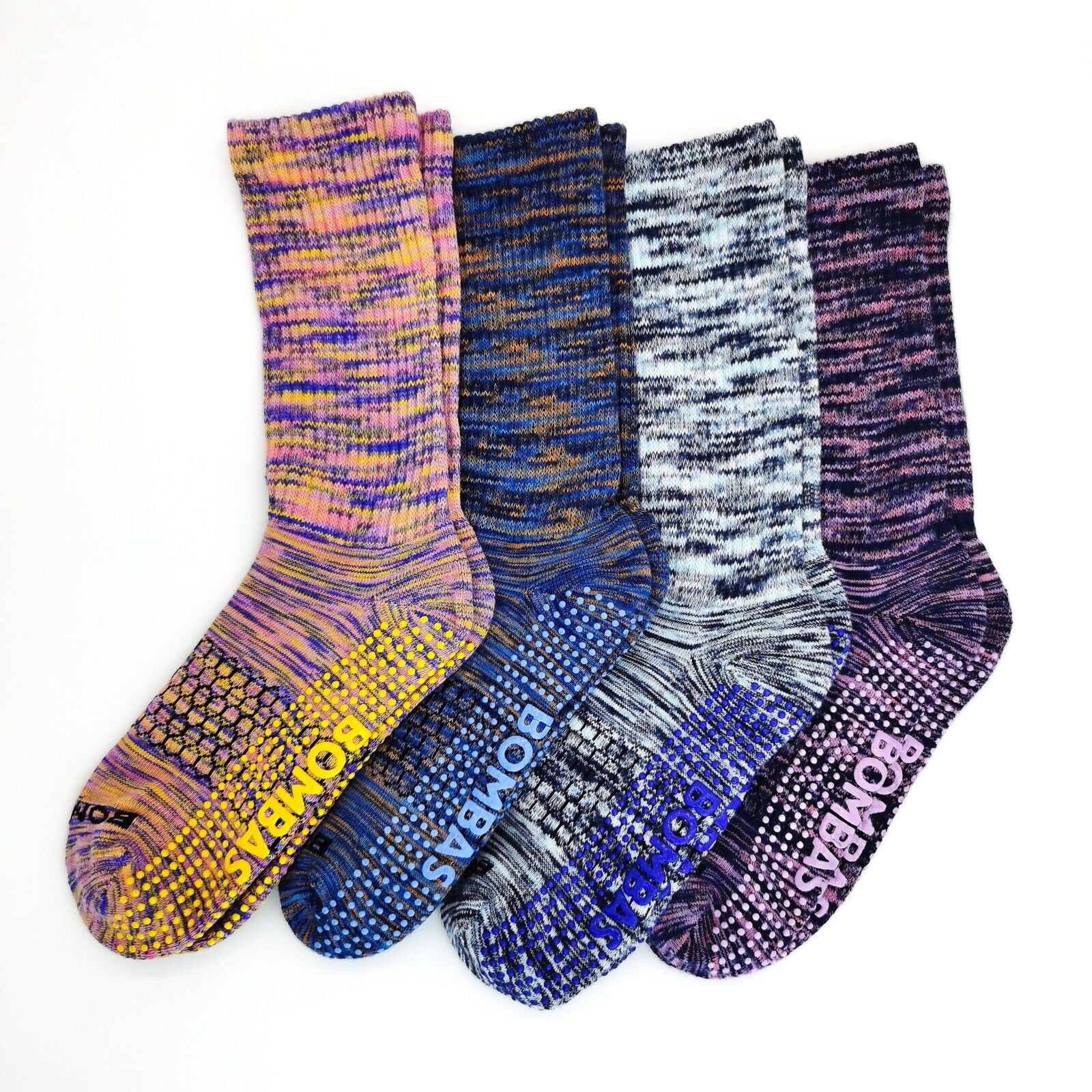 4 pairs Bombas socks BOMBAS Women's Performance Gripper Calf