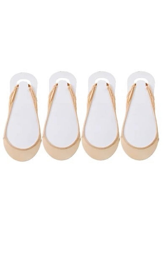 4 pairs No Show Socks for Womens Size 6-9, Ultra Low Cut Liner Silk Breathable Socks Ice Feeling socks, Nonslip Liner Invisible Hidden Thin Socks