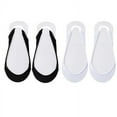 thumbnail image 1 of 4 pairs No Show Socks for Womens Size 6-9, Ultra Low Cut Liner Silk Breathable Socks Ice Feeling socks, Nonslip Liner Invisible Hidden Thin Socks, 1 of 7