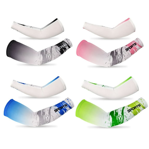 4 pairs of outdoor sports breathable sleeves, cool sleeves in summer, UV resistant sleeves