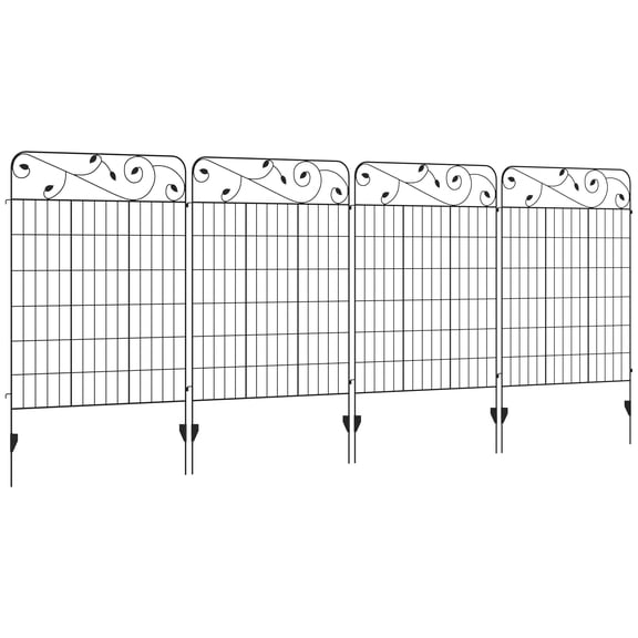 4-panel set | Interlocking design | Temporary pet pen