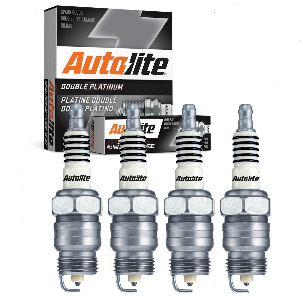 Autolite APP45 Double Platinum Spark Plugs – 4-Pack For Improved Performance & Durability