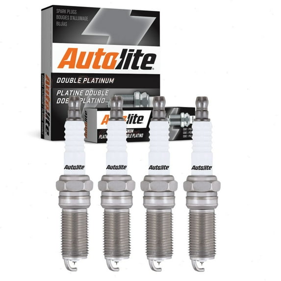 4 pc Autolite Double Platinum Spark Plugs compatible with Ford Focus 2.0L L4 2012-2018
