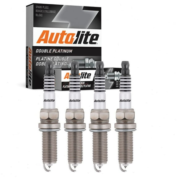 4 pc Autolite Double Platinum Spark Plugs compatible with Toyota Corolla 1.8L L4 2020
