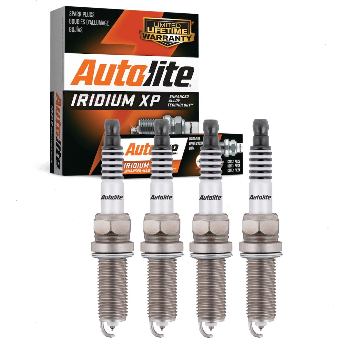 4 pc Autolite Iridium XP XP5703 Spark Plugs for Ignition Wire Secondary Fits select 20112017