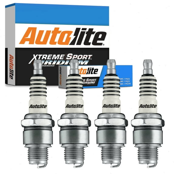 4 pc Autolite XS4092 Xtreme Sport Spark Plugs for 4025 41F 705 807 AE1C Ignition Wire Secondary