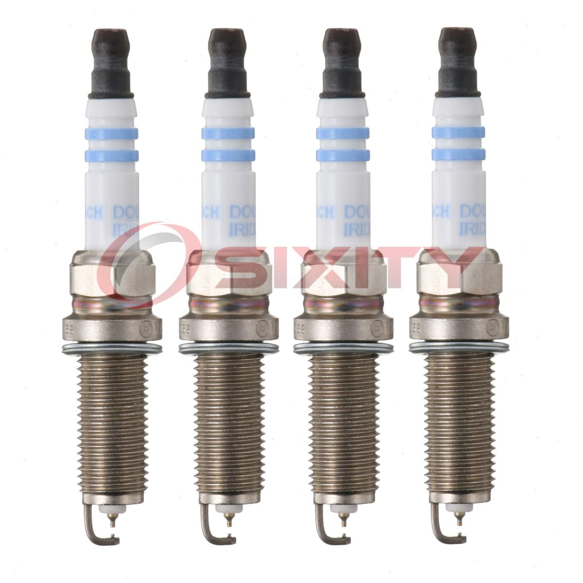 4 pc Bosch 96310 Double Iridium Spark Plugs for Ignition Wire Secondary
