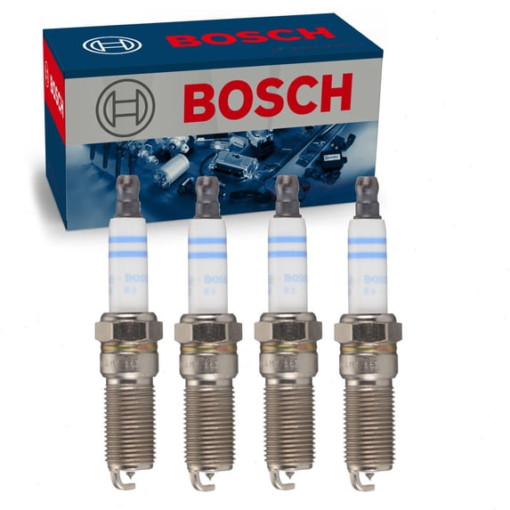 4 pc Bosch Double Iridium Spark Plugs compatible with Chevrolet HHR 2.2L 2.4L L4 2006-2011