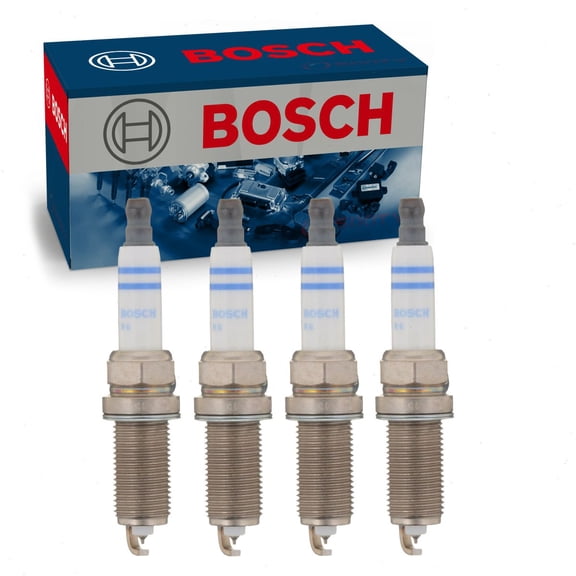 4 pc Bosch Double Iridium Spark Plugs compatible with Jeep Cherokee 2.4L L4 2014-2021