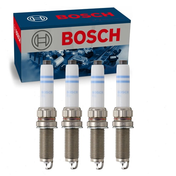 4 pc Bosch Double Platinum Spark Plugs compatible with Mini Cooper Countryman 2.0L L4 2017-2019