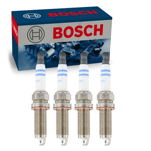 4 pc Bosch EVO Spark Plugs compatible with Land Rover Range Rover Evoque 2.0L L4 2018-2020