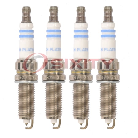4 pc Bosch Iridium Spark Plugs compatible with Mini Cooper 1.6L L4 2007-2012