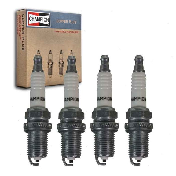 4 pc Champion 337 Copper Plus Spark Plugs for RC8YC Ignition Wire Secondary Fits select: 2011-2015 CHEVROLET CRUZE, 2015-2017 CHEVROLET TRAX
