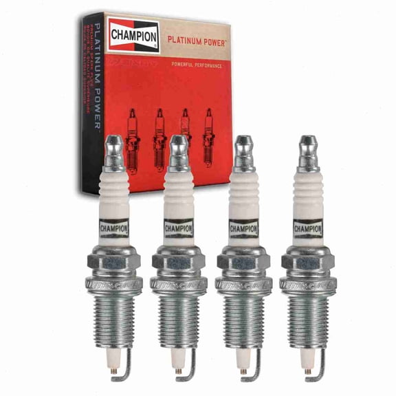 4 pc Champion 3412 Platinum Spark Plugs for RC10PEC Ignition Wire Secondary