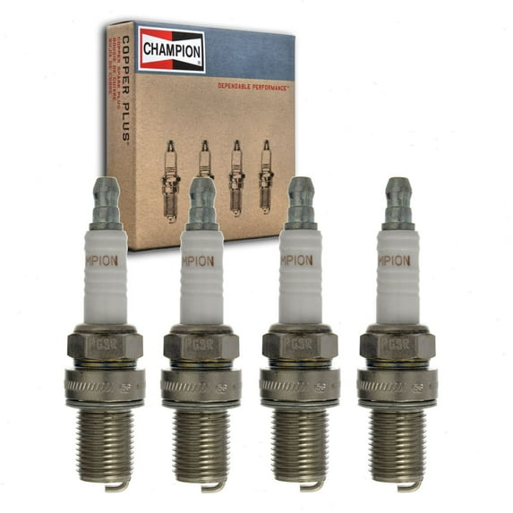 4 pc Champion 693 Spark Plugs for B10EG C55 R5686-10 Ignition Wire Secondary