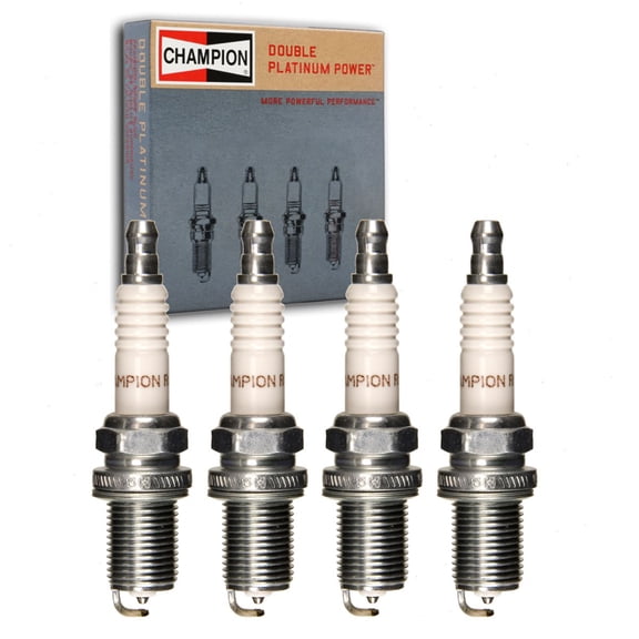 4 pc Champion 7346 Double Platinum Spark Plugs for 18826-11101 41-825 41-907 41-913 4314 4481 4796779 HGR7MQPO HGR8MDPO P20PR11 P20PR13 P20PRS11 PFR6G11 PFR6H10 PFR6Q PFR6U11G Q20PRZU11 Q22PRZU