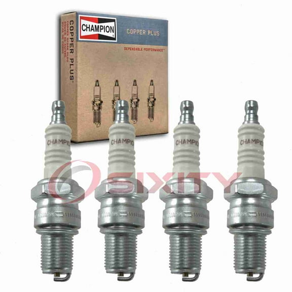 4 pc Champion 805 Copper Plus Spark Plugs for 14G902 41XL 77-323-1 AG901 AG901X AGS081C B8ECS B8ES B8EV B9ES N2C S41XL W22ESL W22ESL11 W27ESU W2C W2C0 W2CC W3C W3C0 W3CC Ignition Wire Secondary