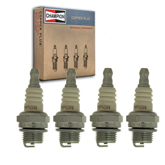 4 pc Champion 846 Copper Plus Spark Plugs for 14-11N 7807 A11NX BM4A BM4Y BMR2A BMR4A CJ14 CS49 CS5 LM49 W12E W14MU W14MU10 W14MUS WS12E WS9E Ignition Wire Secondary