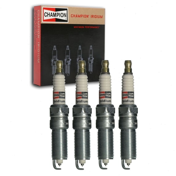 4 pc Champion 9403 Iridium Spark Plugs for RE14WMPB4 Ignition Wire Secondary