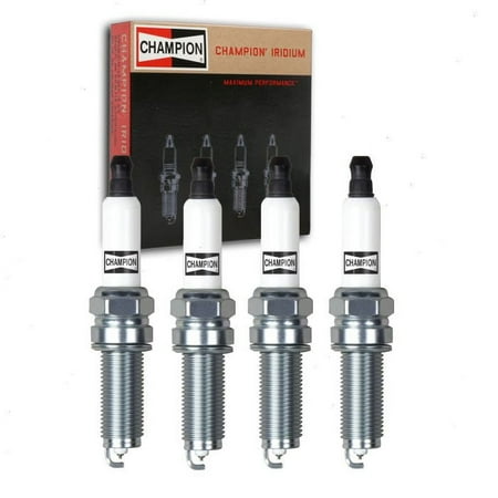 4 pc Champion 9407 Iridium Spark Plugs for 12290-R70-A01 12290-R70-A02 12290-R71-L01 DILZKR7A11G ILZKR7B11 ILZKR7B11S RER8ZWYCB4 Ignition Wire Secondary