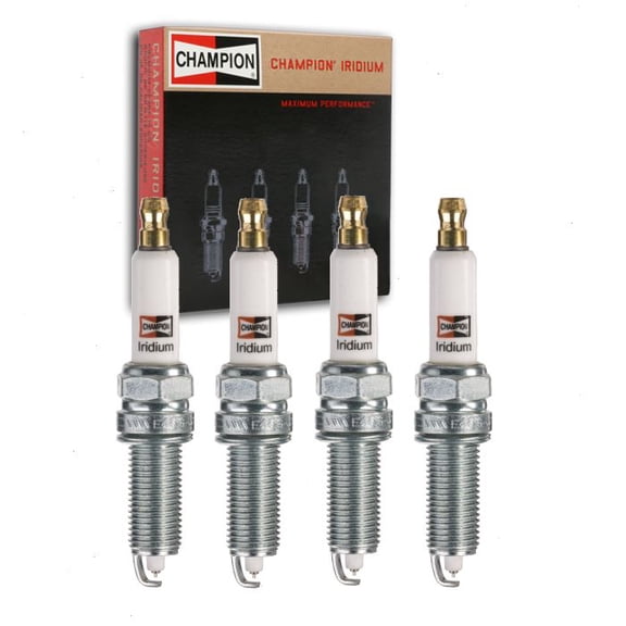 4 pc Champion 9409 Iridium Spark Plugs for Ignition Wire Secondary