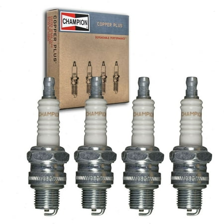4 pc Champion 941M Copper Plus Spark Plugs for QL77CC Ignition Wire Secondary