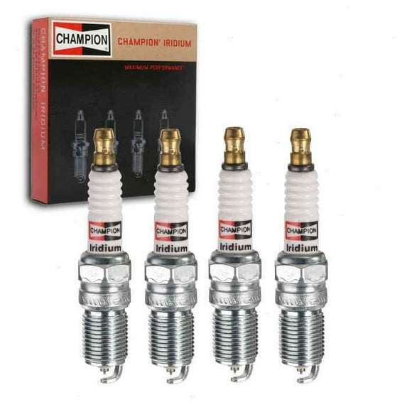 4 pc Champion Iridium Spark Plugs compatible with Ford Ranger 2.3L L4 2001-2011