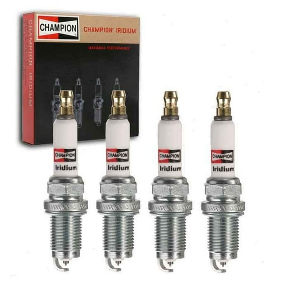 4 pc Champion Iridium Spark Plugs compatible with Hyundai Elantra 2.0L L4 2009-2011