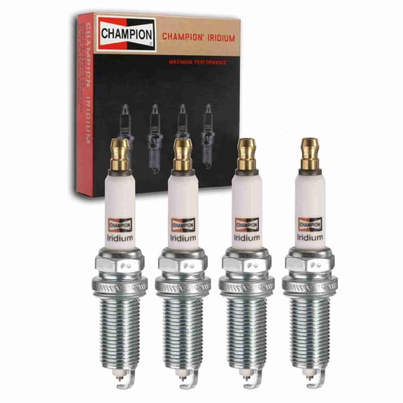 4 pc Champion Iridium Spark Plugs compatible with Lexus IS200t 2.0L L4 2016-2017