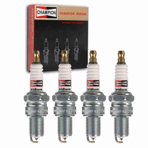4 pc Champion Iridium Spark Plugs compatible with MG MGB 1.8L L4 1962-1981