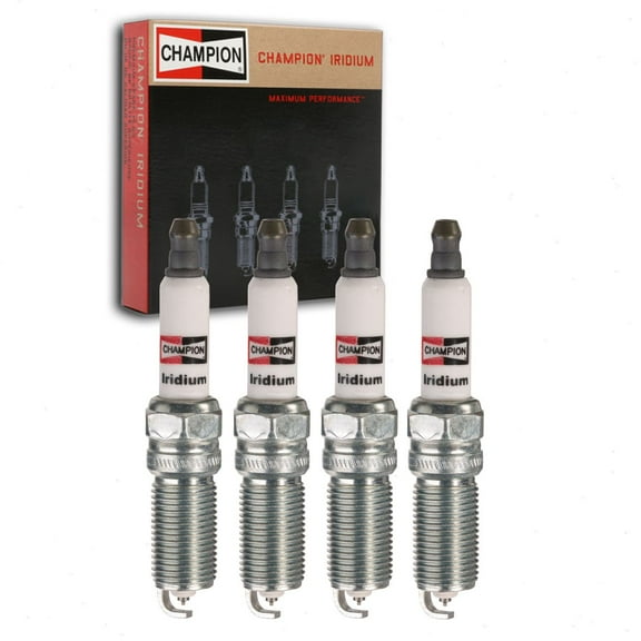 4 pc Champion Iridium Spark Plugs compatible with Mazda 3 2.5L L4 2006-2013