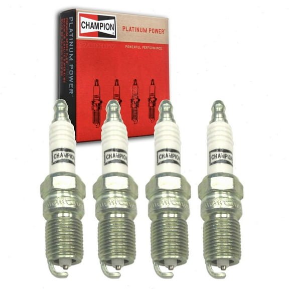 4 pc Champion Platinum Spark Plugs compatible with Ford Ranger 2.0L 2.3L L4 1983-2011