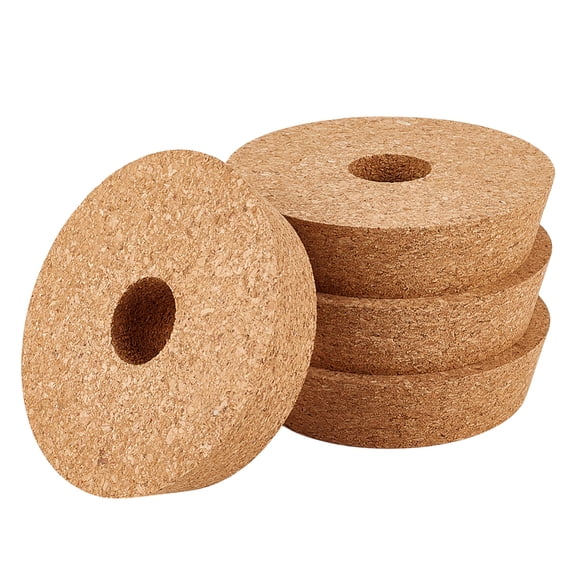 4 pc Cork Bottle Stoppers Bottle Tampions BurlyWood 106~120x29mm