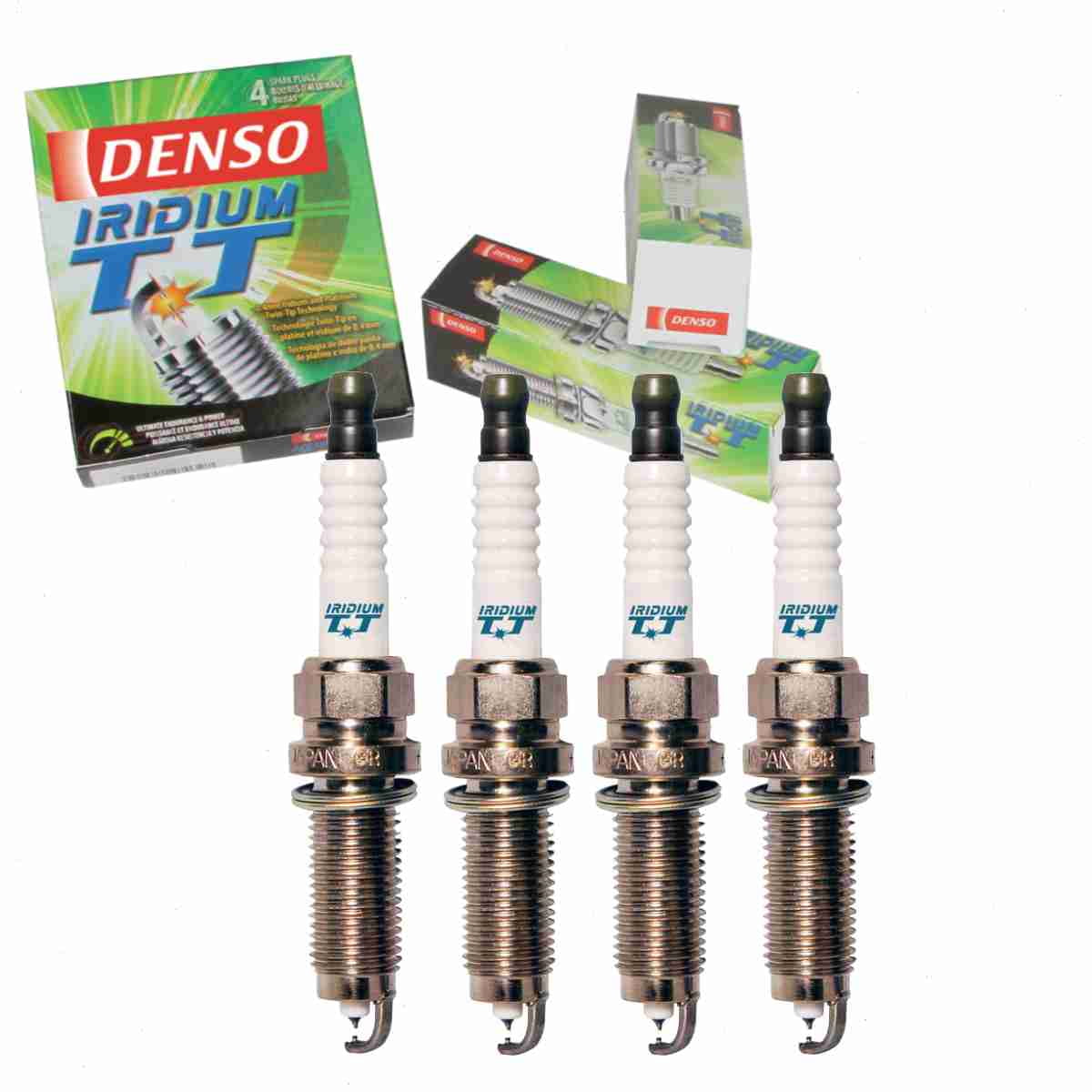 4 pc DENSO 4710 Iridium TT Spark Plugs for 224013TA1B 22401ED71B