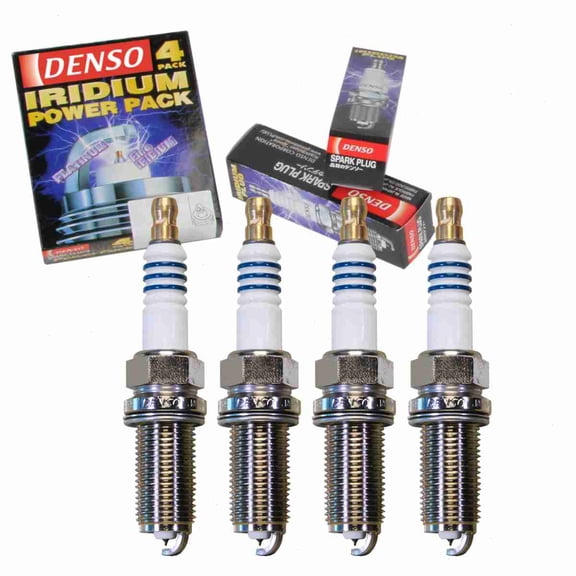 4 pc DENSO 5346 Iridium Power Spark Plugs for 079 905 626 E 079 905 626 G IKH24 Ignition Wire Secondary Fits select: 2013-2016 AUDI A8, 2013-2016 AUDI S6